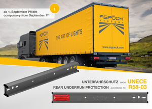 NEW REAR UNDERRUN PROTECTION AFTER UNECE R58-03